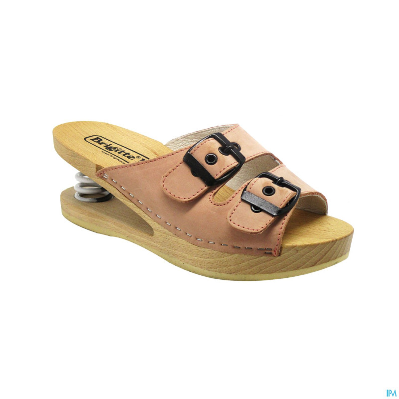 Brigitte ravel spring mule bois snake pink 36