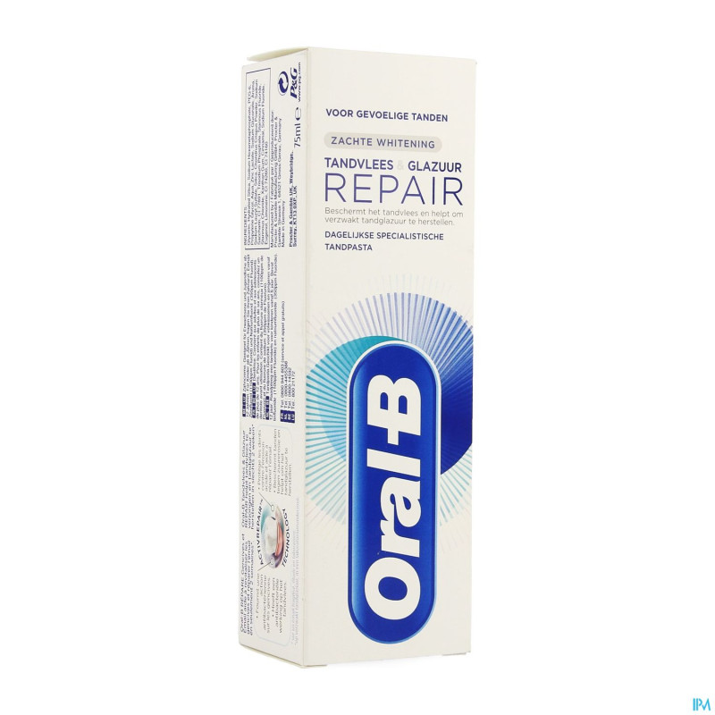 Oral-b dentif. gum&enamel repair gentlewhite  75ml