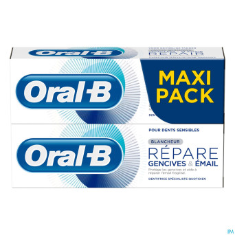 Oral-b dentif gum&enamel repair gentlewhite 2x75ml