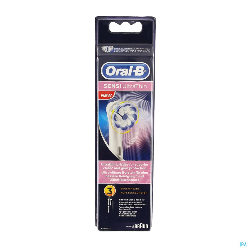 Oral-b refill brosette eb60 sensitive 3ct