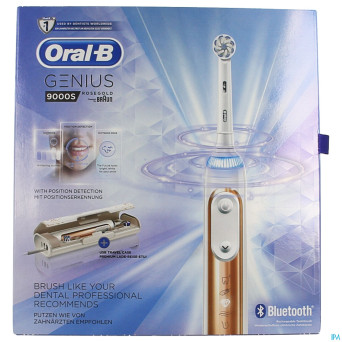 Oral b brosse elect. genius 9000s rosegold