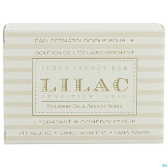 Lilac pain dermatol. soutien eclairc. gommant 100g