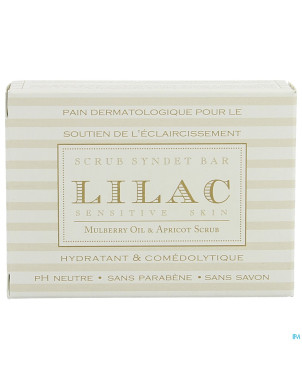 Lilac pain dermatol. soutien eclairc. gommant 100g