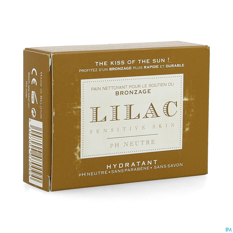 Lilac pain nettoyant soutien bronzage    100g