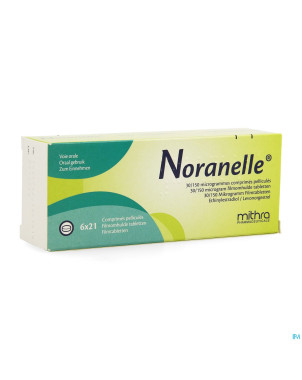 Noranelle 30/150mcg comp pell  6 x 21