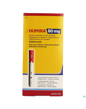 Humira 80mg/0,8ml sol inj stylo prer. 1x80mg/0,8ml