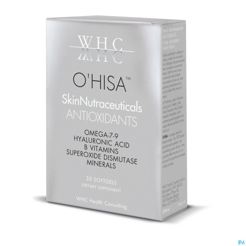 O'hisa skinnutraceuticals a/oxidants   softgel  60