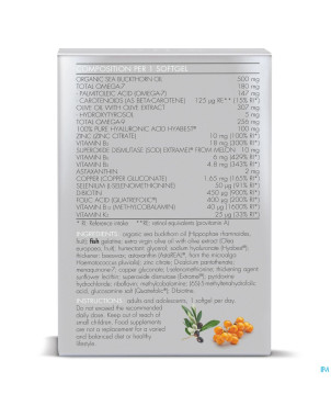 O'hisa skinnutraceuticals a/oxidants   softgel  60