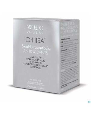 O'hisa skinnutraceuticals a/oxidants   softgel  60