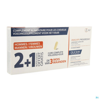 Ducray anacaps progresiv trio    caps 3x30