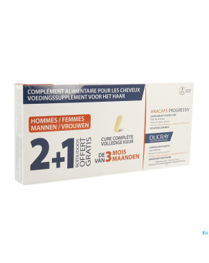 Ducray anacaps progresiv trio    caps 3x30