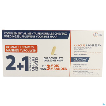 Ducray anacaps progresiv trio    caps 3x30