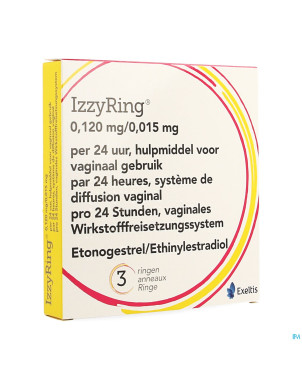 Izzyring 0,120mg/0,015mg 24h anneau vaginal 3