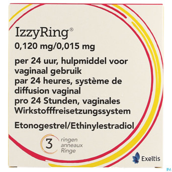 Izzyring 0,120mg/0,015mg 24h anneau vaginal 3