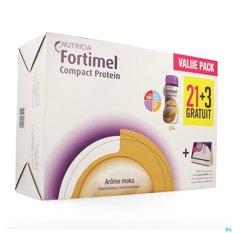 Fortimel compact prot. value pack moka  125ml 21+3