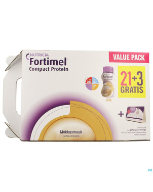 Fortimel compact prot. value pack moka  125ml 21+3