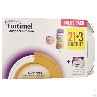 Fortimel compact prot. value pack moka  125ml 21+3