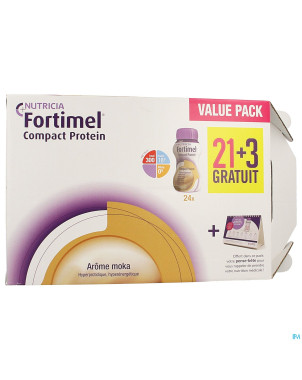 Fortimel compact prot. value pack moka  125ml 21+3