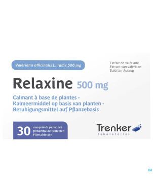 Relaxine 500mg    comp pell 30