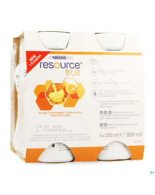 Resource fruit orange    4x200ml 12340187