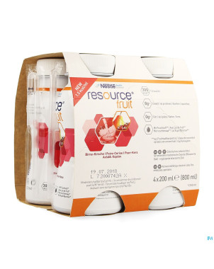 Resource fruit poire cerise    4x200ml 12321326