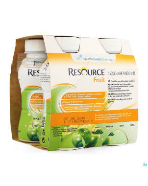 Resource fruit pomme    4x200ml 12336978