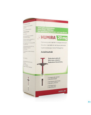 Humira 20mg/0,2ml pediat. sol inj ser preremplie 2