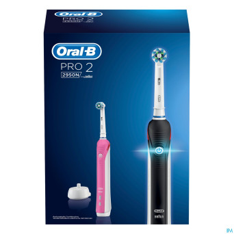 Oral b pro 2950 duo brosse elect. black+pink