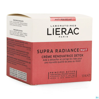 Lierac supra radiance creme nuit    pot  50ml