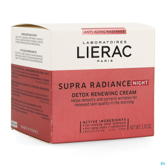 Lierac supra radiance creme nuit    pot  50ml