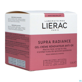 Lierac supra radiance gel    pot  50ml