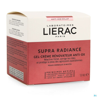 Lierac supra radiance gel    pot  50ml
