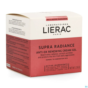Lierac supra radiance gel    pot  50ml