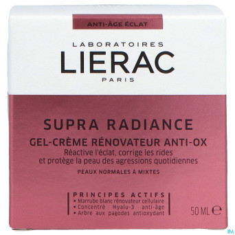 Lierac supra radiance gel    pot  50ml