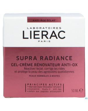 Lierac supra radiance gel    pot  50ml