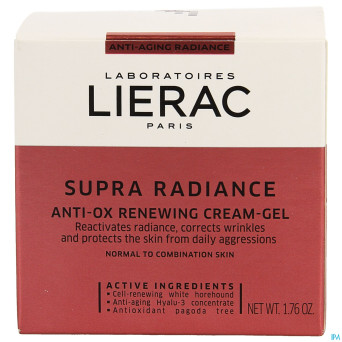 Lierac supra radiance gel    pot  50ml