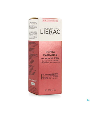 Lierac supra radiance yeux    fl pompe  15ml