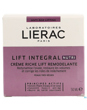 Lierac nutri creme lift integral    pot 50ml