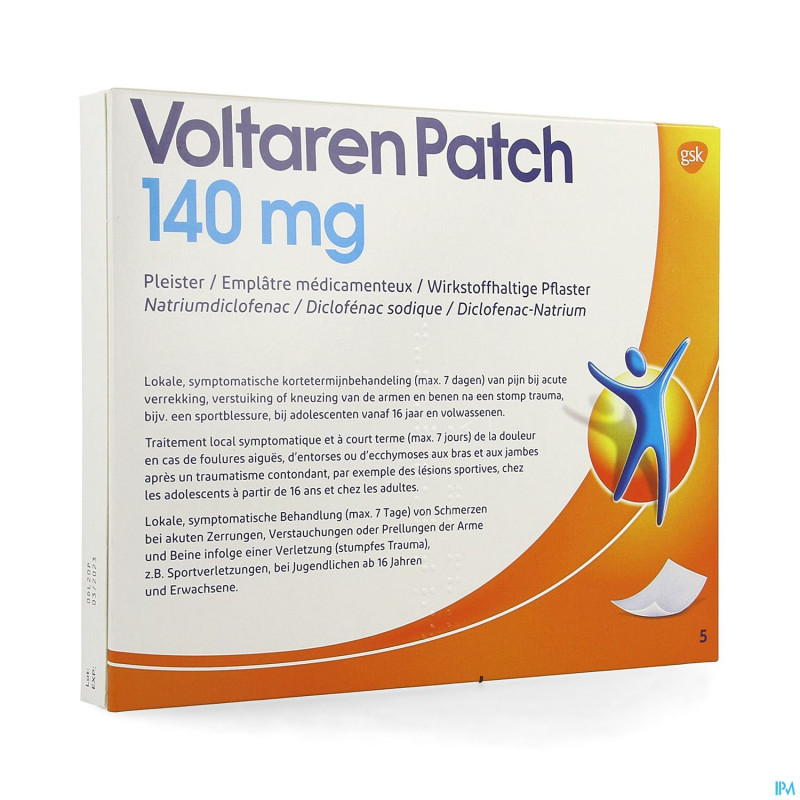 Voltaren patch 140mg emplatre medicamenteux  5