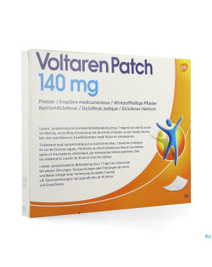 Voltaren patch 140mg emplatre medicamenteux 10