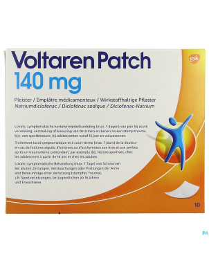 Voltaren patch 140mg emplatre medicamenteux 10