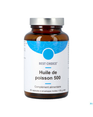Best choice huile poisson 500    caps 90 fr