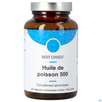 Best choice huile poisson 500    caps 90 fr