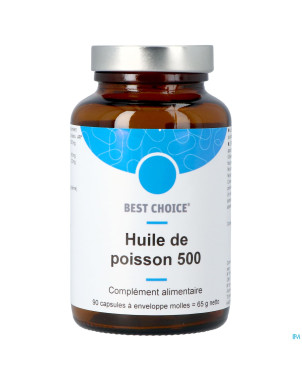 Best choice huile poisson 500    caps 90 fr
