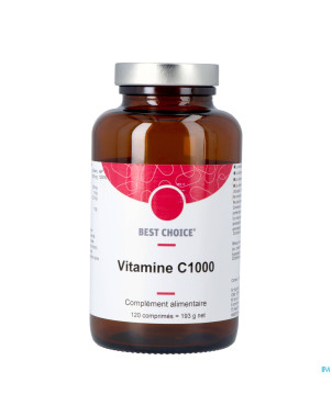 Best choice vitamine c 1000    comp 120 fr
