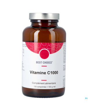 Best choice vitamine c 1000    comp 120 fr