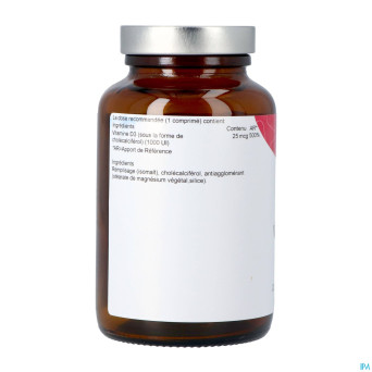 Best choice vitamine d3 25mcg    comp 60 fr