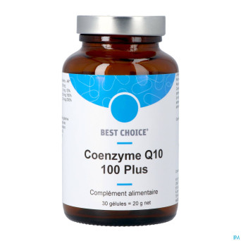 Best choice coenzyme q10 100 plus    caps 30 fr