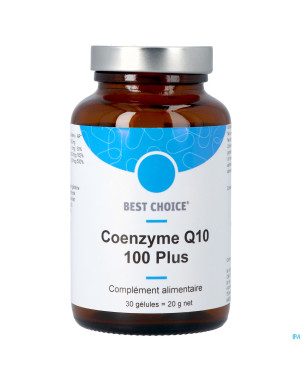 Best choice coenzyme q10 100 plus    caps 30 fr