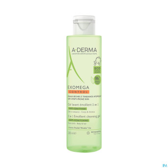 Aderma exomega control gel lavant 2en1    200ml